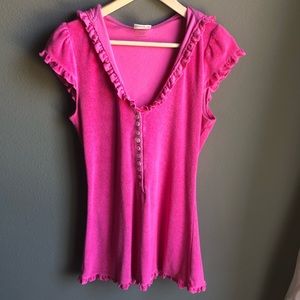 Beach Bunny Pink Ruffle Swim Coverup